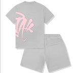 Syna World Pink & Grey Short set