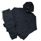 Essentials Black Tracksuit